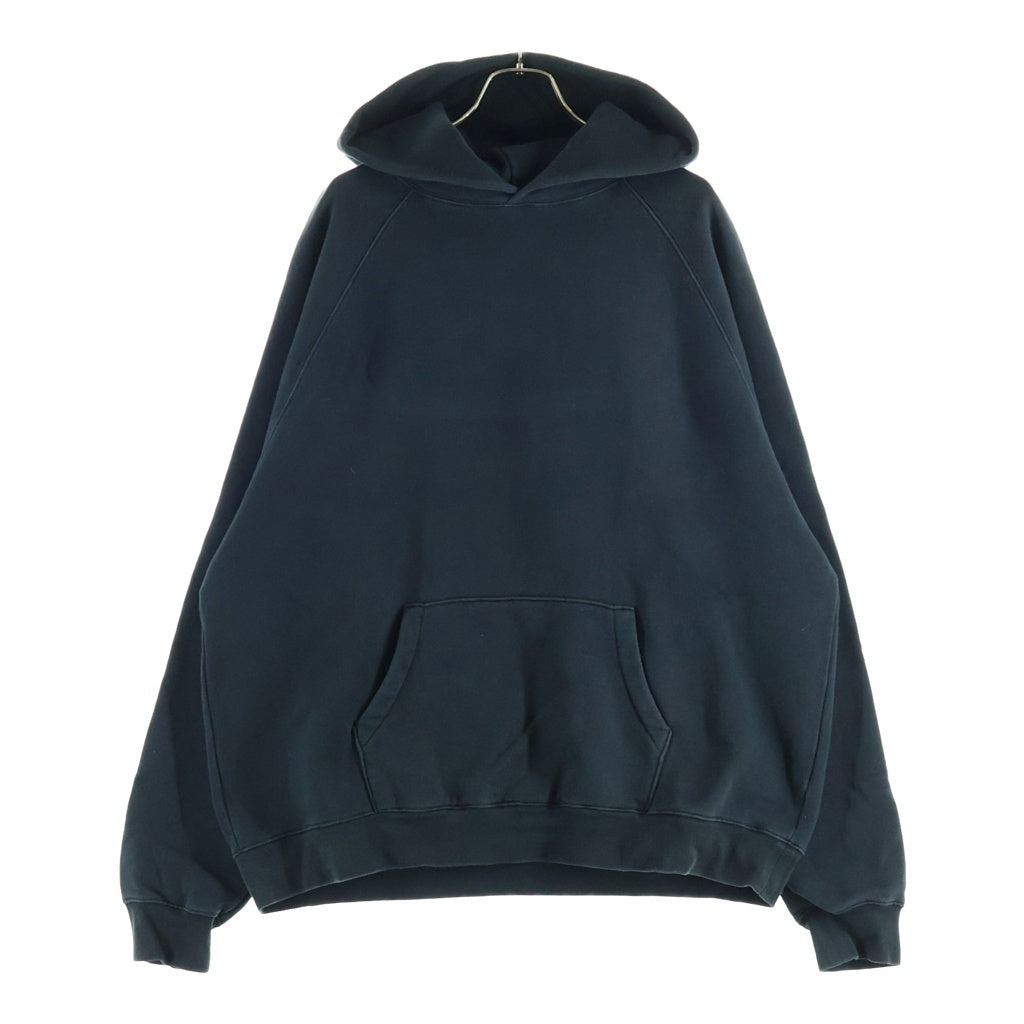 FEAR OF GOD ESSENTIALS(フィアオブゴッド エッセンシャルズ) 21SS BACK LOGO HOODIE バックラバーロゴ プルオーバースウェットパーカー ブラック