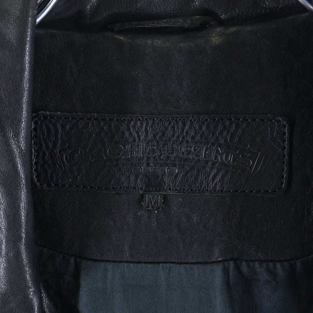 CHROME HEARTS(クロムハーツ) CRETIN LTHR クリティンレザー キルティングデザインライダースレザージャケット