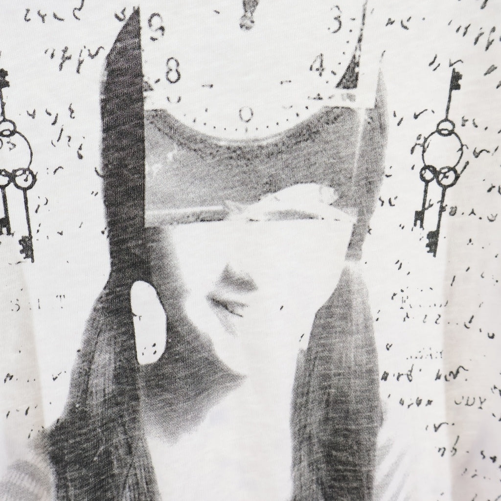ENFANTS RICHES DEPRIMES(アンファンリッシュデプリメ) BUDDHIST UNCLE T-SHIRT ブッタモチーフ クルーネック半袖カットソーTシャツ ホワイト