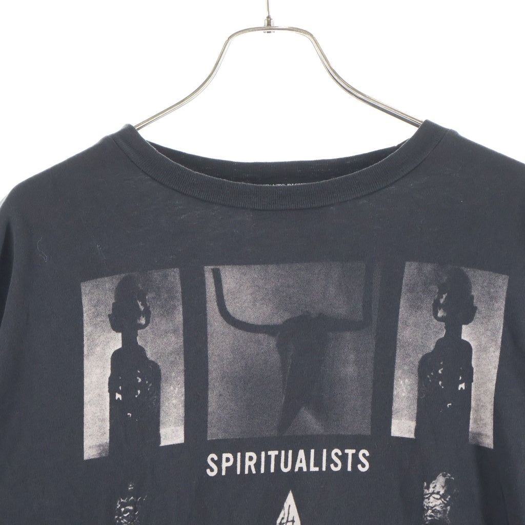 ENFANTS RICHES DEPRIMES(アンファンリッシュデプリメ) SPIRITUALSTS AND MEDIUMS T-SHIRT スピリチュアルグラフィックプリント クルーネック半袖カットソーTシャツ ブラック