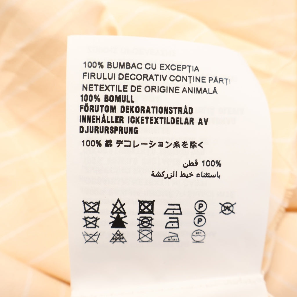 miumiu(ミュウミュウ) 24SS クロップドパジャマシャツ ピンク レディース MK1815 S000 14A6