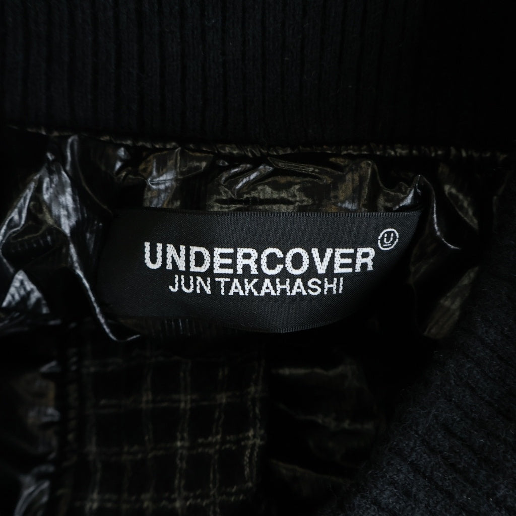 UNDERCOVER(アンダーカバー) 26AW ナイロン混ウールガーゼボンバージャケット MA1 ブラック/ホワイト UC2F4208
