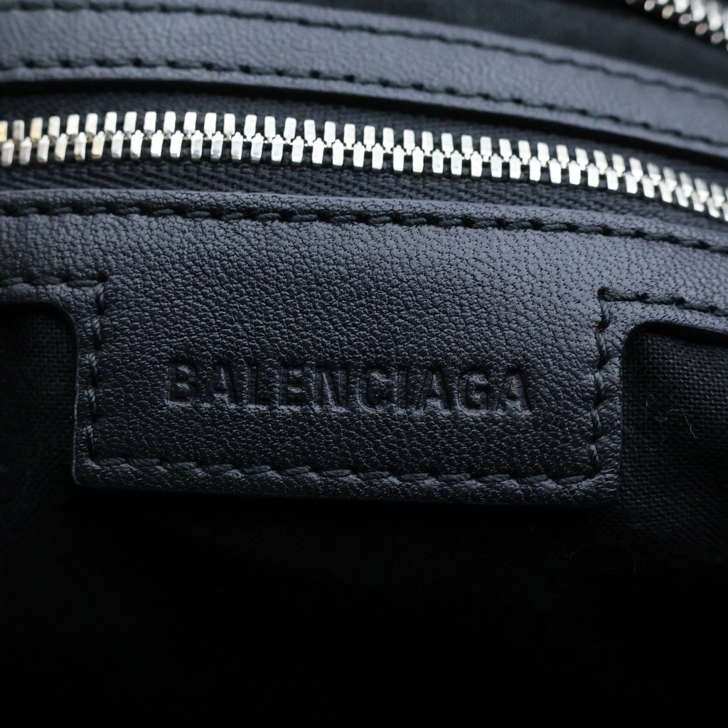 BALENCIAGA(バレンシアガ) Le City Medium ル・シティ ミディアム 2way ハンドバッグ ブラック レザー 823058 レディース