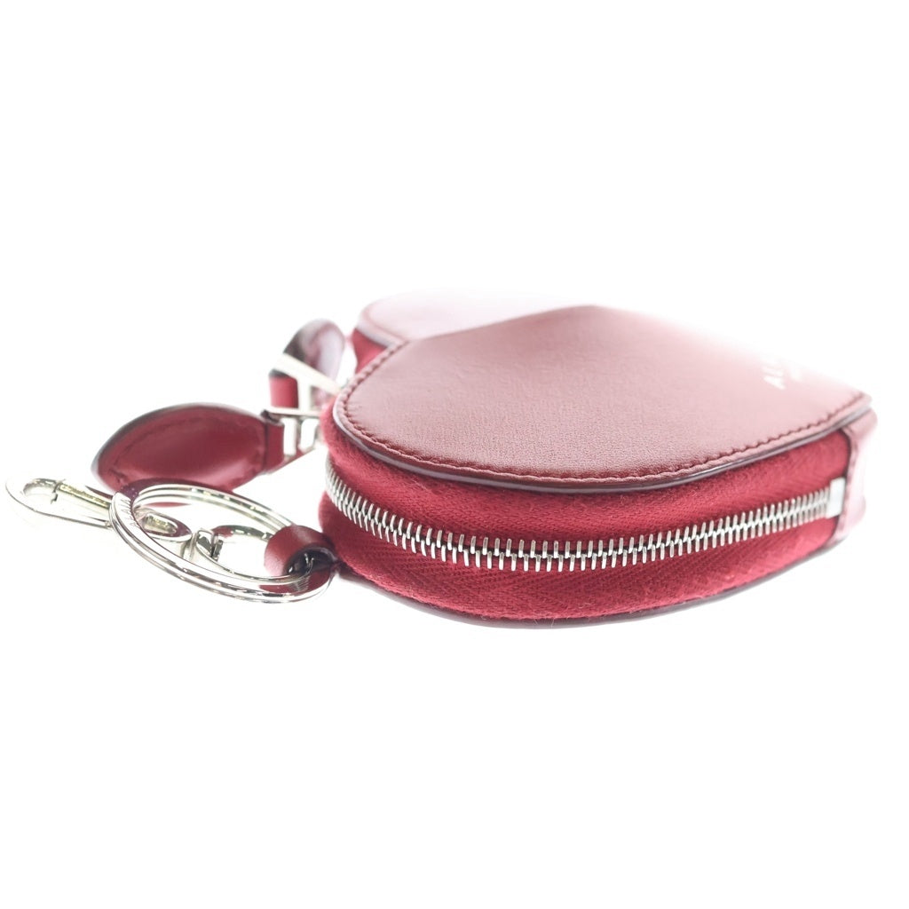 ALAIA(アライア) LE COEUR MINI ハートモチーフ レザーコインケース AA1P040C0Y75 レッド レディース