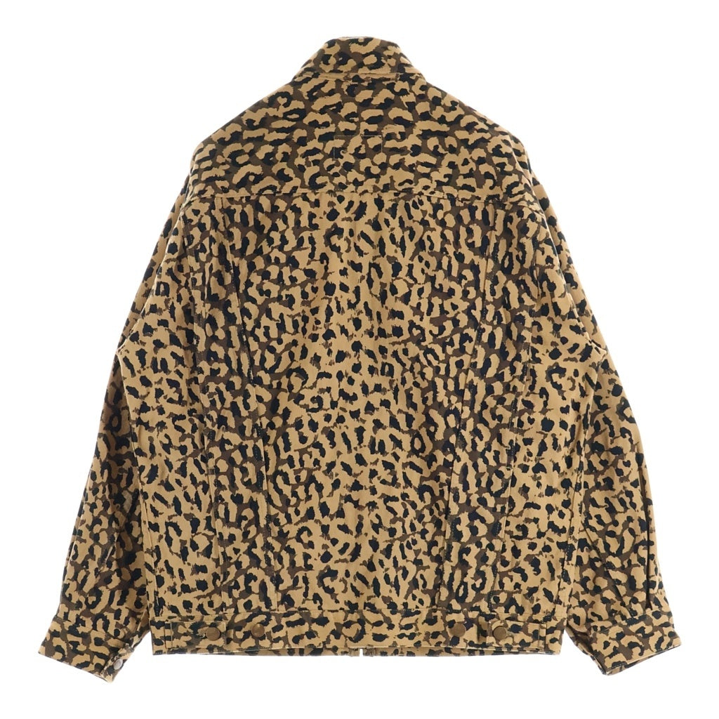 WACKO MARIA(ワコマリア) 21SS × WRANGLER LEOPARD TURUCKER JAKE レオパードトラッカージャケット マルチ