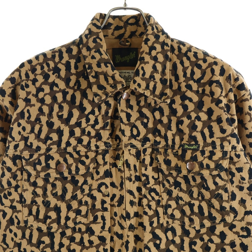 WACKO MARIA(ワコマリア) 21SS × WRANGLER LEOPARD TURUCKER JAKE レオパードトラッカージャケット マルチ