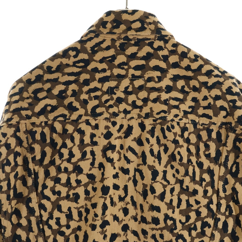 WACKO MARIA(ワコマリア) 21SS × WRANGLER LEOPARD TURUCKER JAKE レオパードトラッカージャケット マルチ
