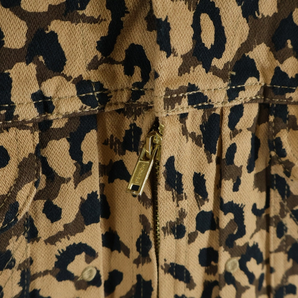 WACKO MARIA(ワコマリア) 21SS × WRANGLER LEOPARD TURUCKER JAKE レオパードトラッカージャケット マルチ