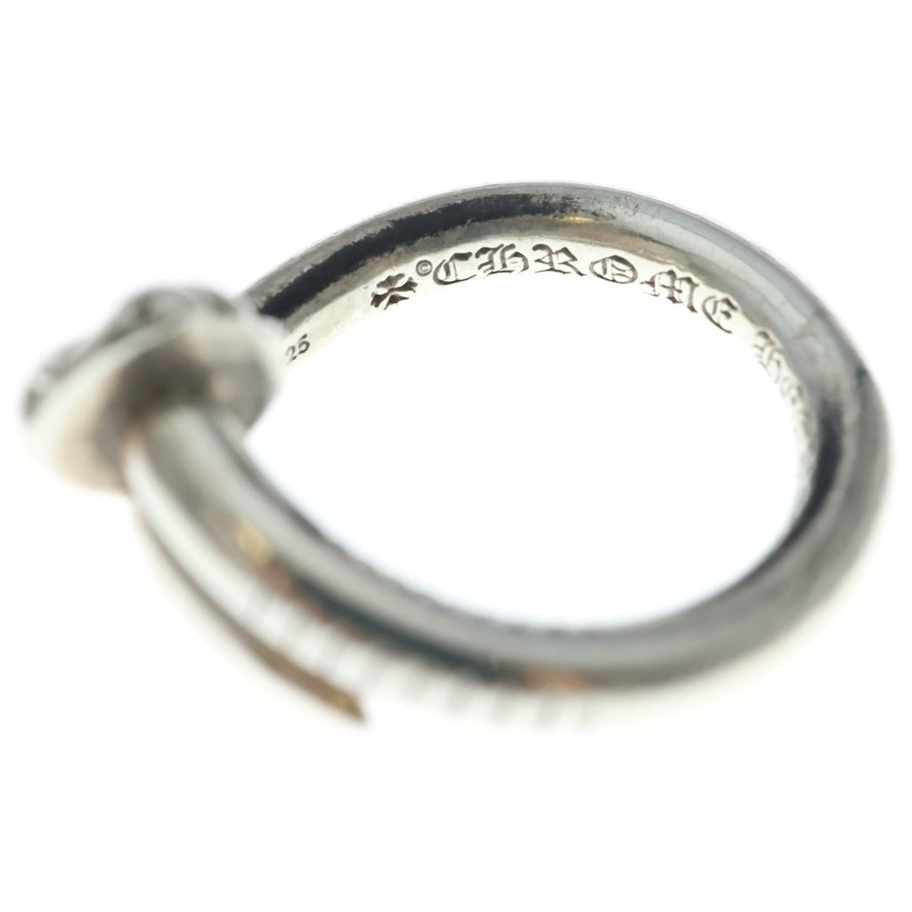 CHROME HEARTS(クロムハーツ) NAIL CRSBALL ネイル クロスボール リング シルバー BCA349