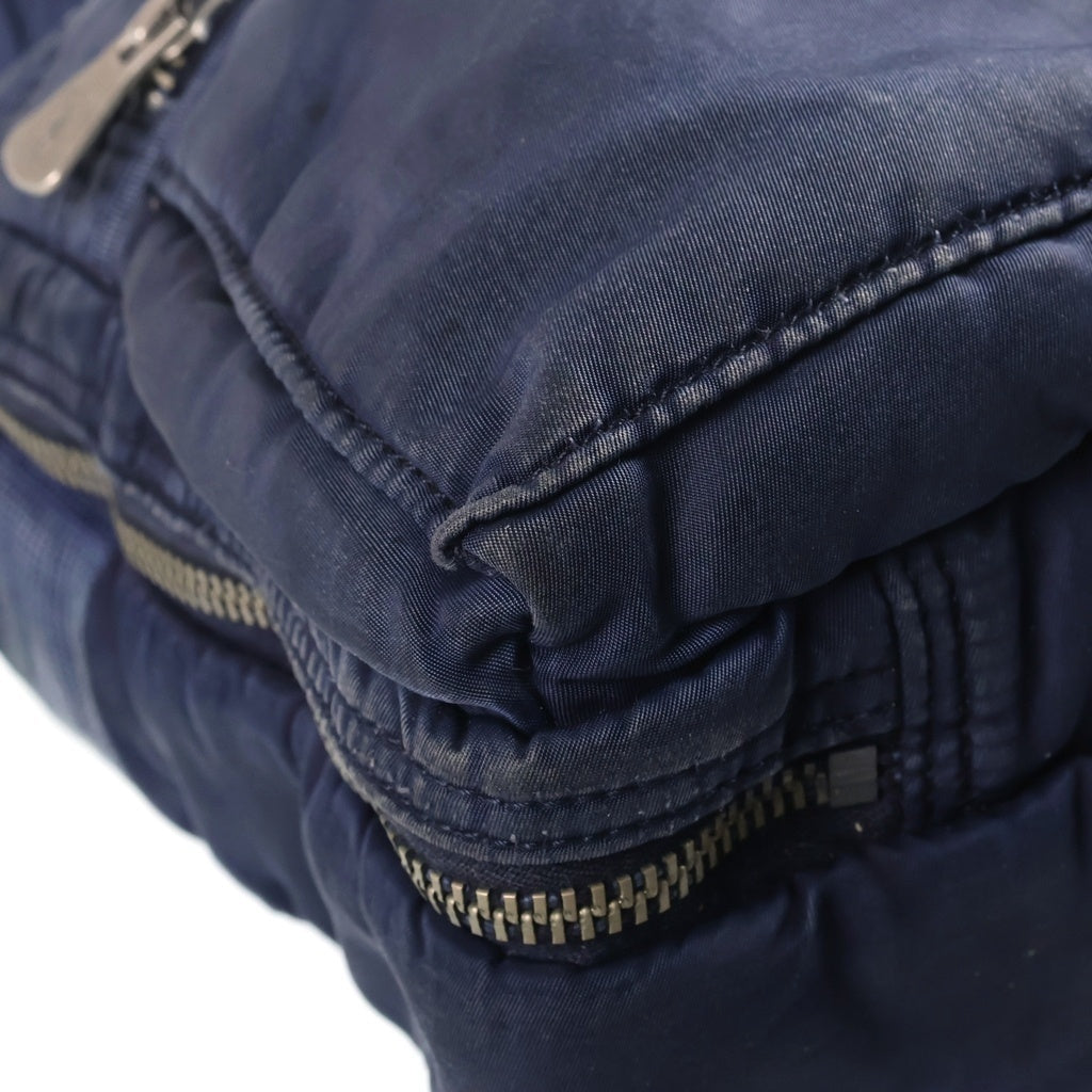 Porter Classic(ポータークラシック) SUPER NYLON SHOULDER BAG スーパーナイロン ショルダーバッグ ネイビー レディース
