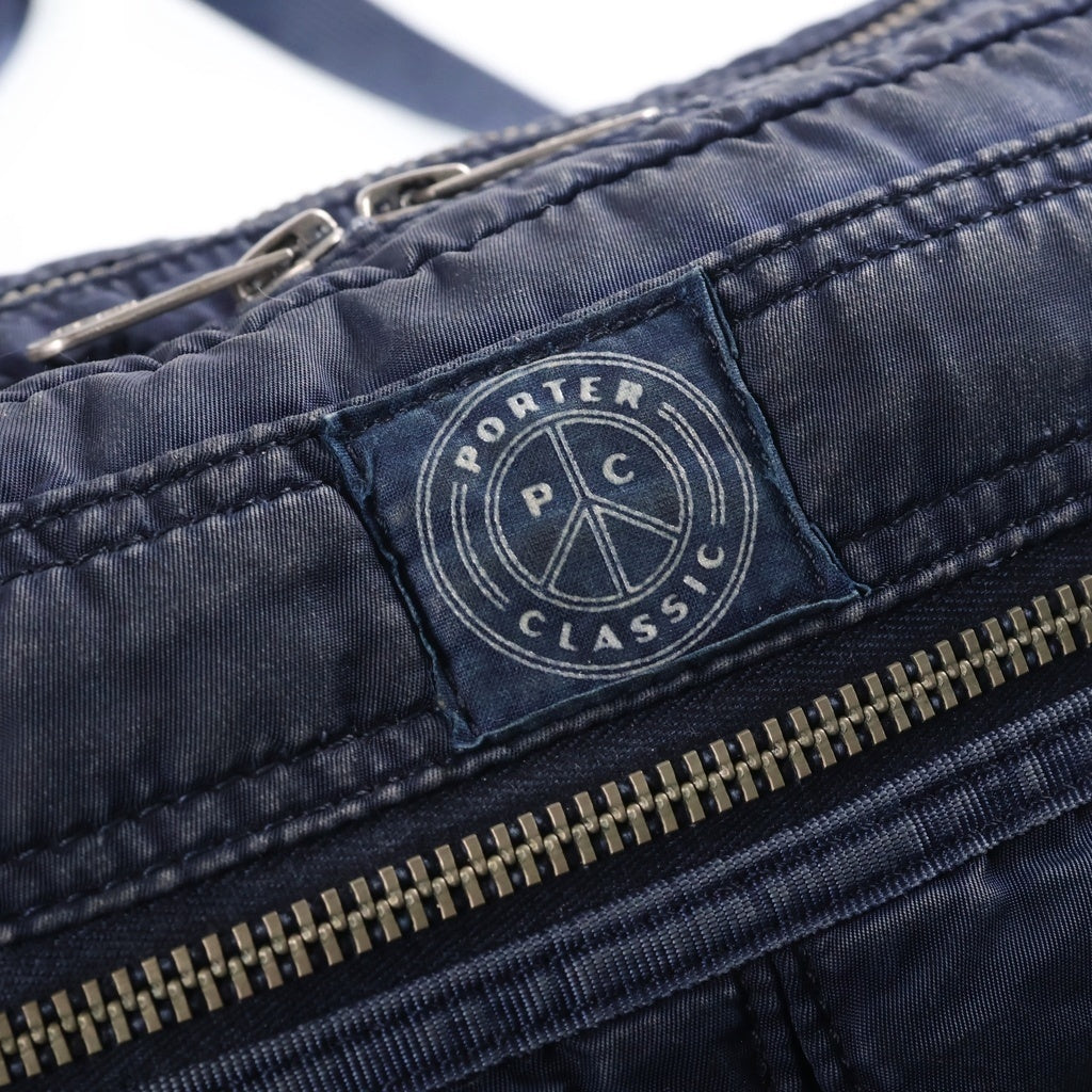 Porter Classic(ポータークラシック) SUPER NYLON SHOULDER BAG スーパーナイロン ショルダーバッグ ネイビー レディース