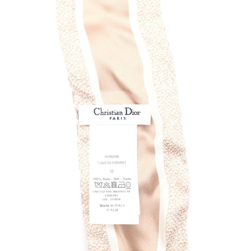 Christian Dior(クリスチャンディオール) Mitzah ミッツァ シルクスカーフ ピンク レディース