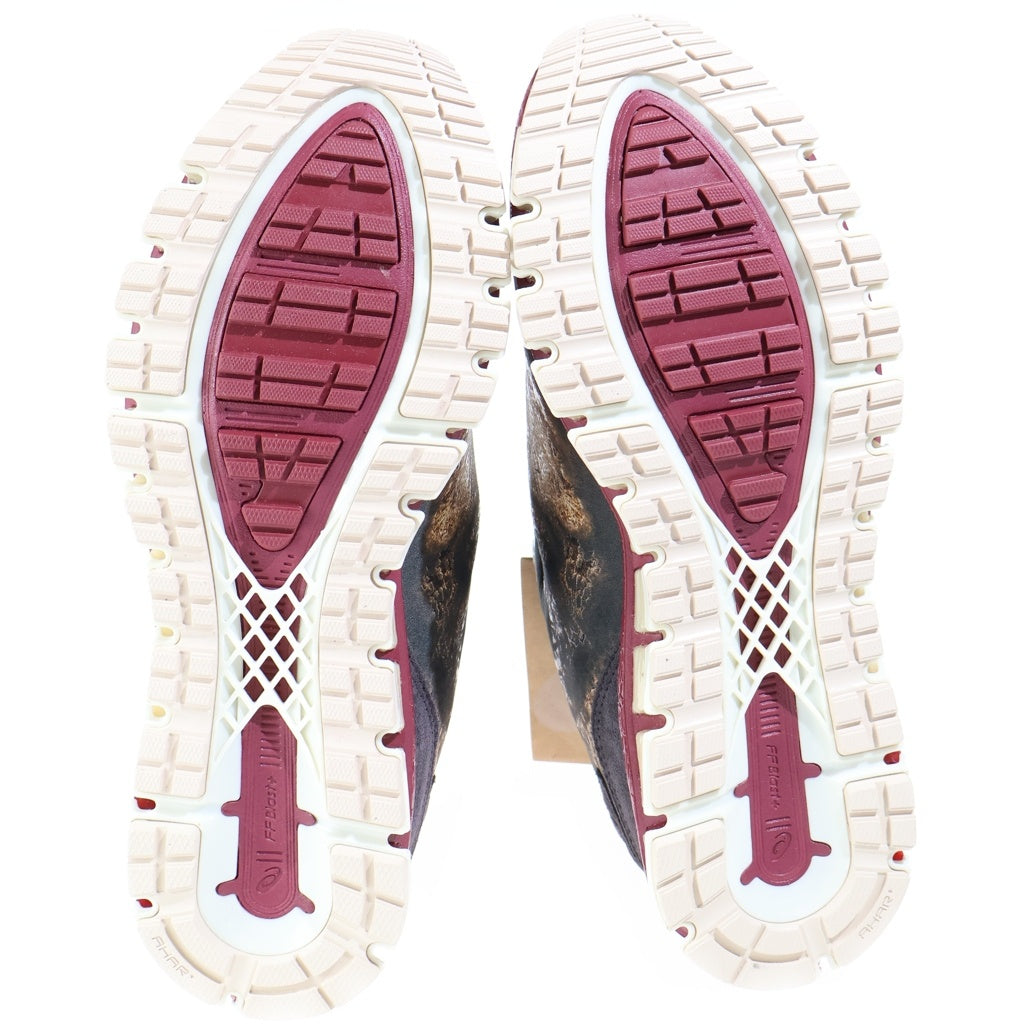 ASICS(アシックス) ×DOUBLET GEL-QUANTUM 360 AMP ダブレット ゲルクアントム レザーローカットスニーカー ブラウン/ブラック US9/27cm 1203A986