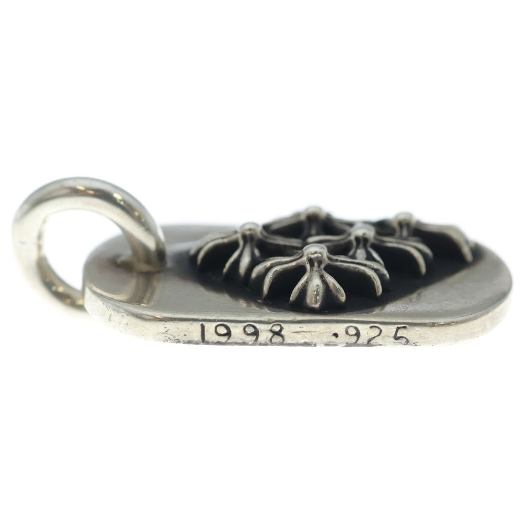 CHROME HEARTS(クロムハーツ) RAISED DOGTAG レイズドドッグタグ チャーム ネックレストップ シルバー