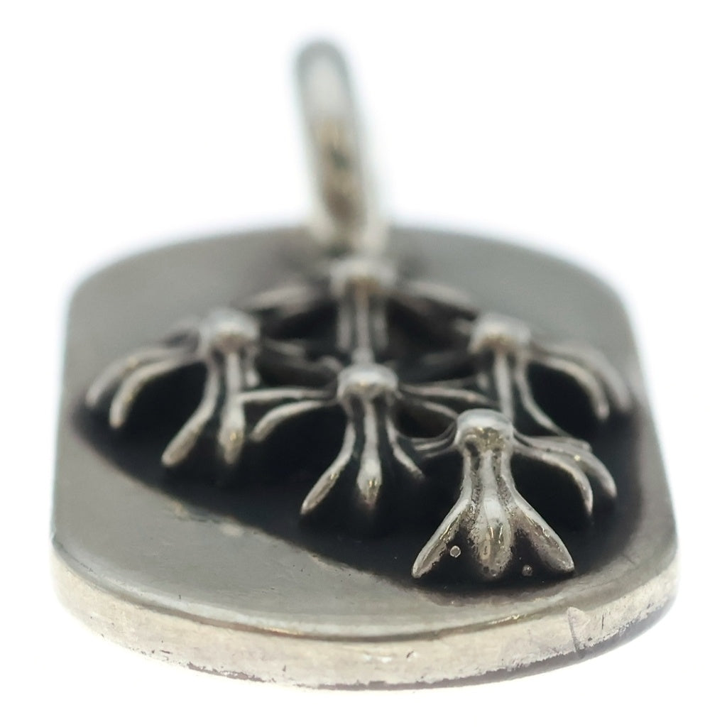 CHROME HEARTS(クロムハーツ) RAISED DOGTAG レイズドドッグタグ チャーム ネックレストップ シルバー