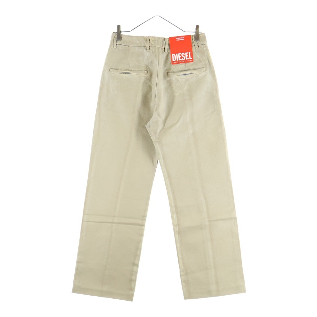 DIESEL(ディーゼル) D-CHINO-WORK センタープレス コーティングデニムパンツ ベージュ