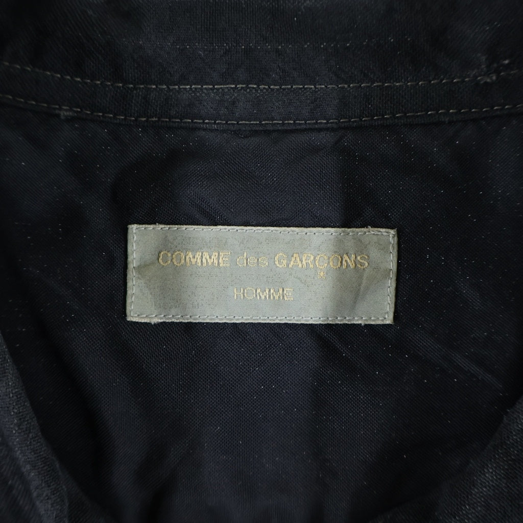 COMME des GARCONS HOMME(コムデギャルソンオム) 90S～00S 銀タグ田中オム リネンジップアップジャケット ブラック