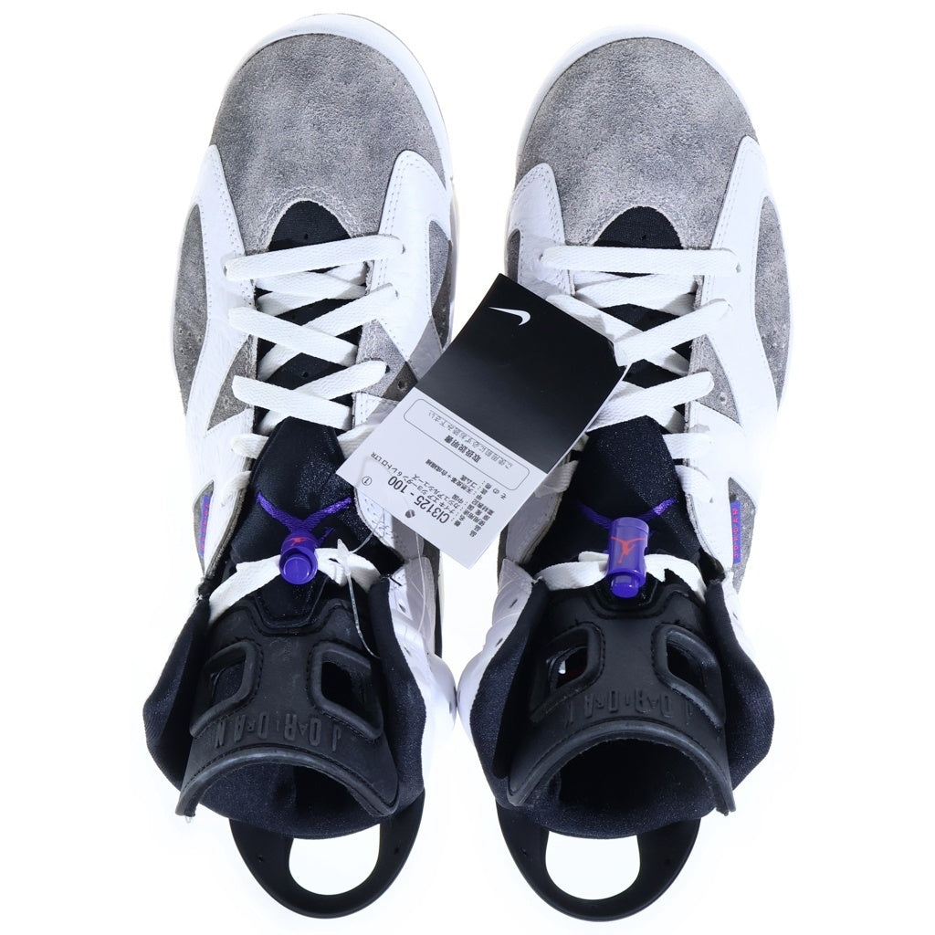 NIKE(ナイキ) AIR JORDAN6 RETRO FLIGHT NOSTALGIA エアジョーダン6 レトロ フライトノスタルジア レザーハイカットスニーカー ホワイト/グレー US9/27cm CI3125-100