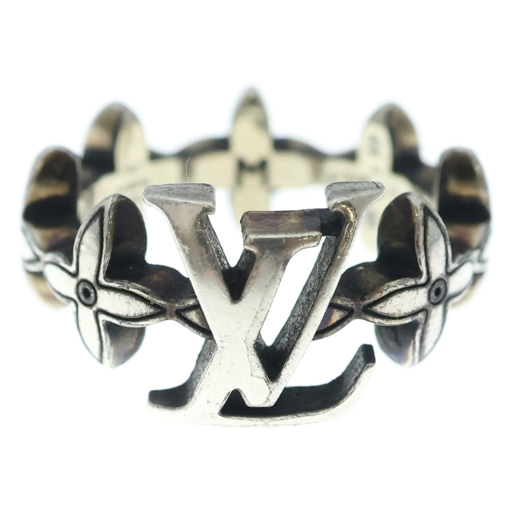 LOUIS VUITTON(ルイヴィトン) LVフラワー パフィーリング シルバー M1825M