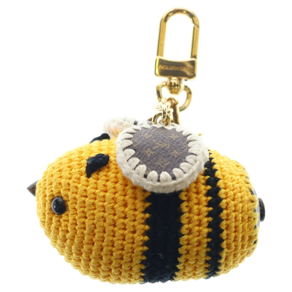 LOUIS VUITTON(ルイヴィトン) モノグラム ビー LV クロシェ バックチャーム イエロー M02585