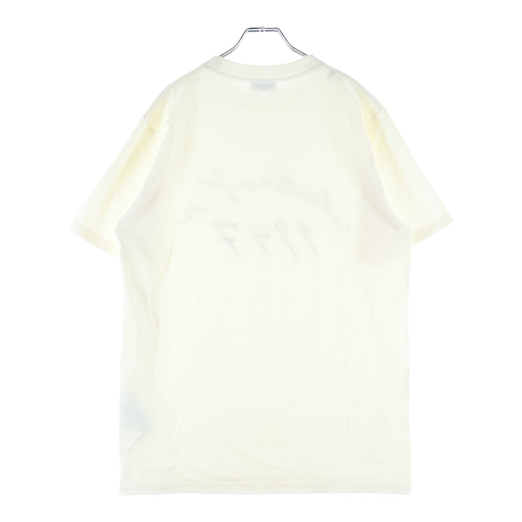 Christian Dior(クリスチャンディオール) 24AW HANDWRITTEN 1947 TEE グラフィックプリント クルーネック半袖カットソーTシャツ ホワイト 493J696F0554