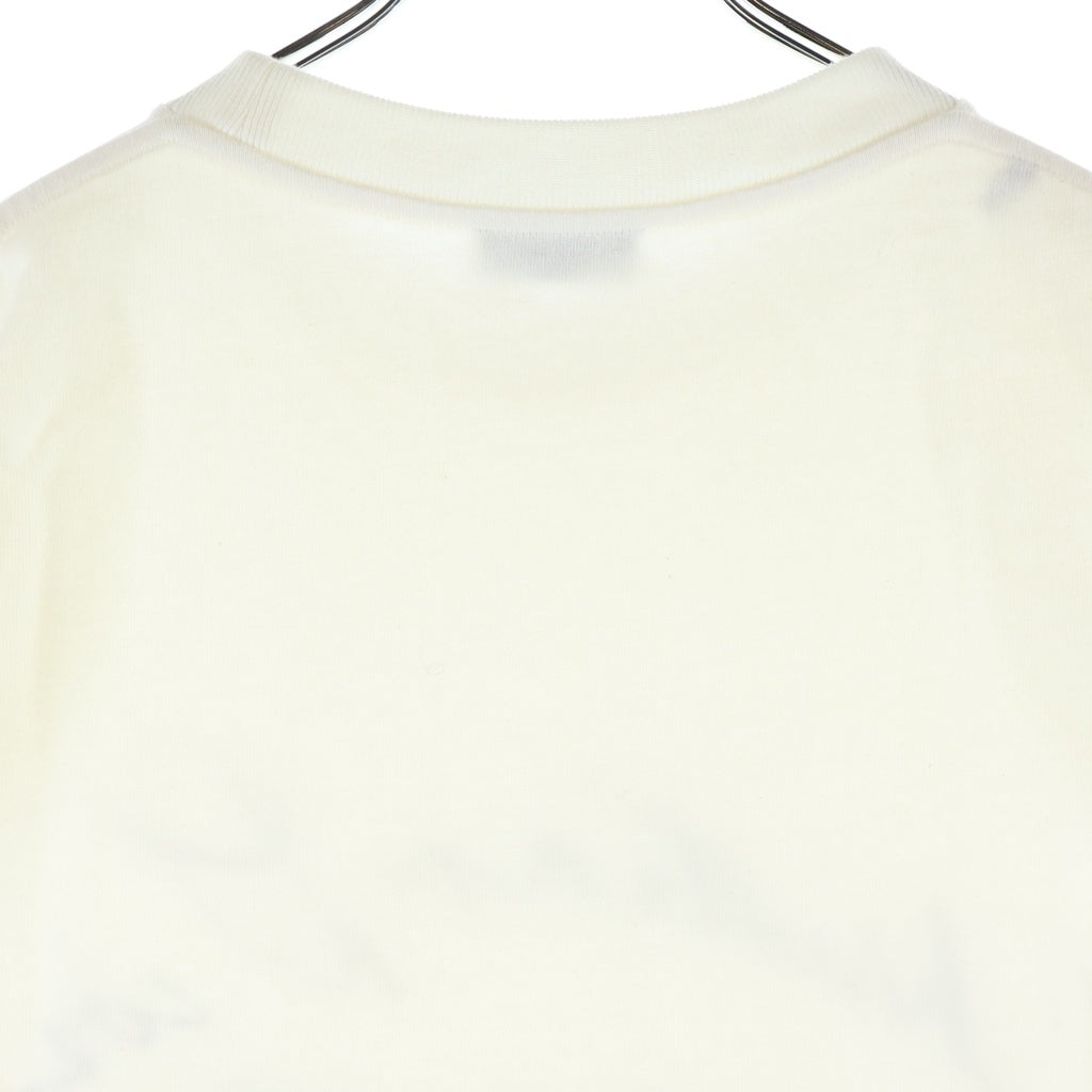 Christian Dior(クリスチャンディオール) 24AW HANDWRITTEN 1947 TEE グラフィックプリント クルーネック半袖カットソーTシャツ ホワイト 493J696F0554