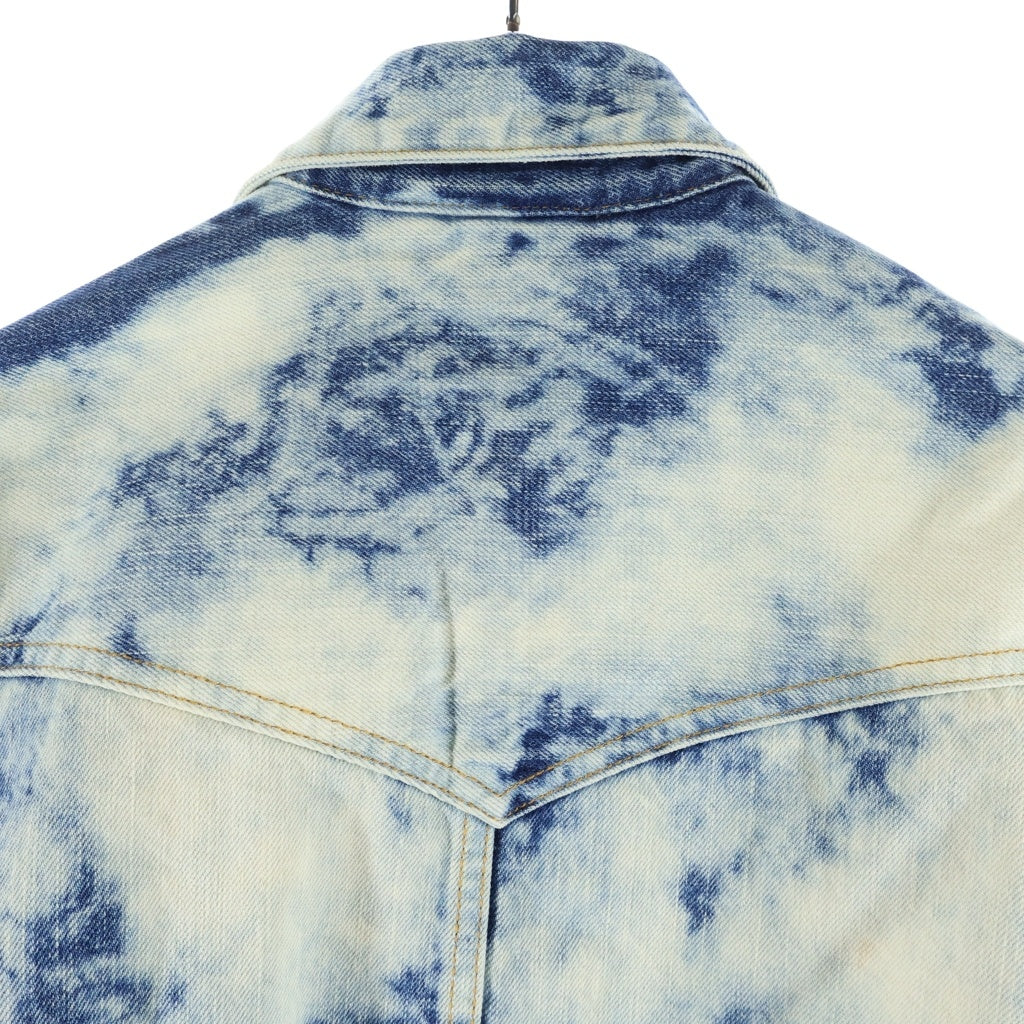 SUGARHILL(シュガーヒル) 23AW RANDOM BLEACH CLASSIC DENIM JACKET ランダムブリーチ クラシックデニムジャケット インディゴ 23AWJK04