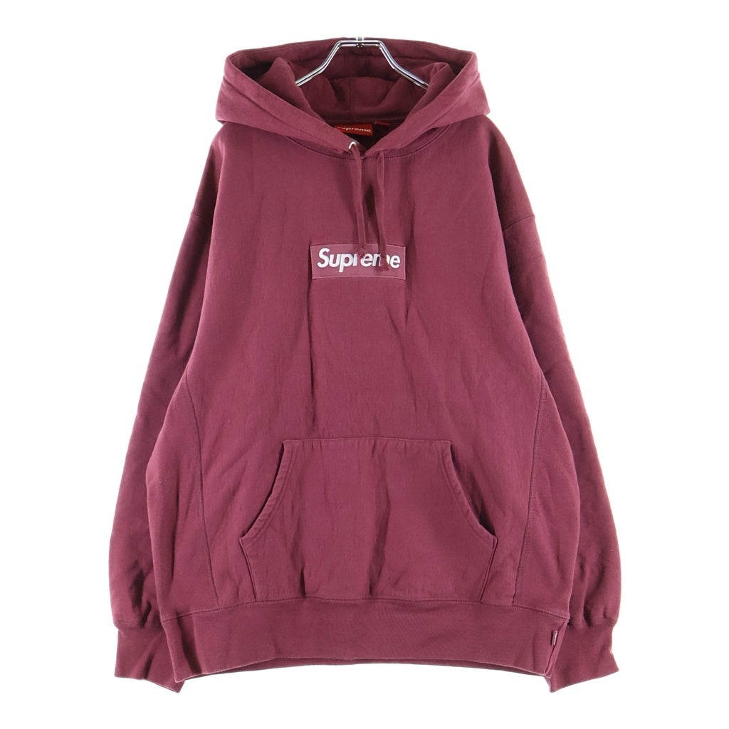 SUPREME(シュプリーム) 21AW Box Logo Hooded Sweatshirt ボックスロゴ プルオーバースウェットパーカー フーディー バーガンディ