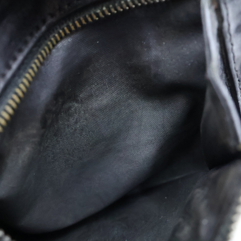 CHROME HEARTS(クロムハーツ) 1SNAP 1スナップ クロスボタンレザーウォレット財布 ブラック
