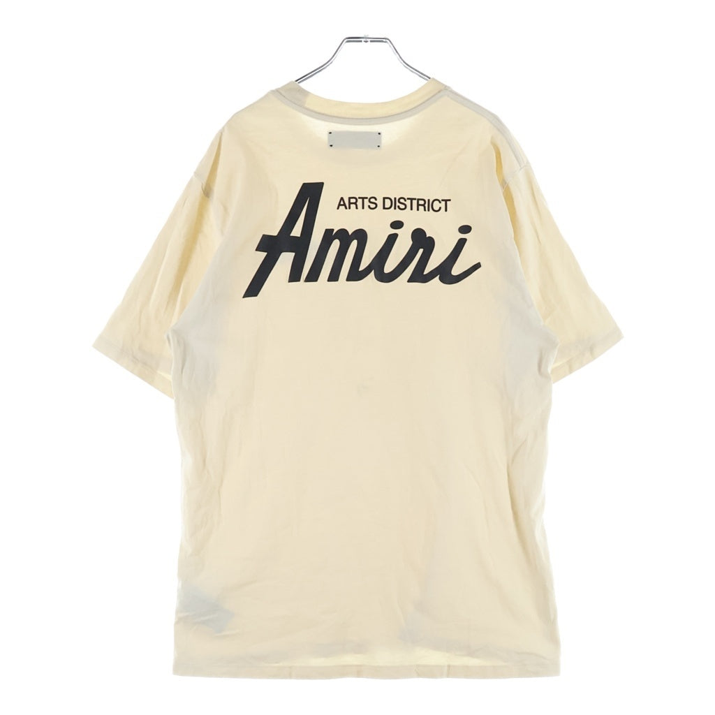 AMIRI(アミリ) CITY COTTON TEE シティ コットン 半袖Tシャツ カットソー アイボリー SRAMJYTE1146SMRBC00