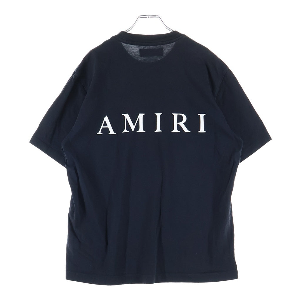AMIRI(アミリ) 24SS MAロゴプリント 半袖Tシャツ カットソー ブラック SRAMJYTE1032SMRBC011