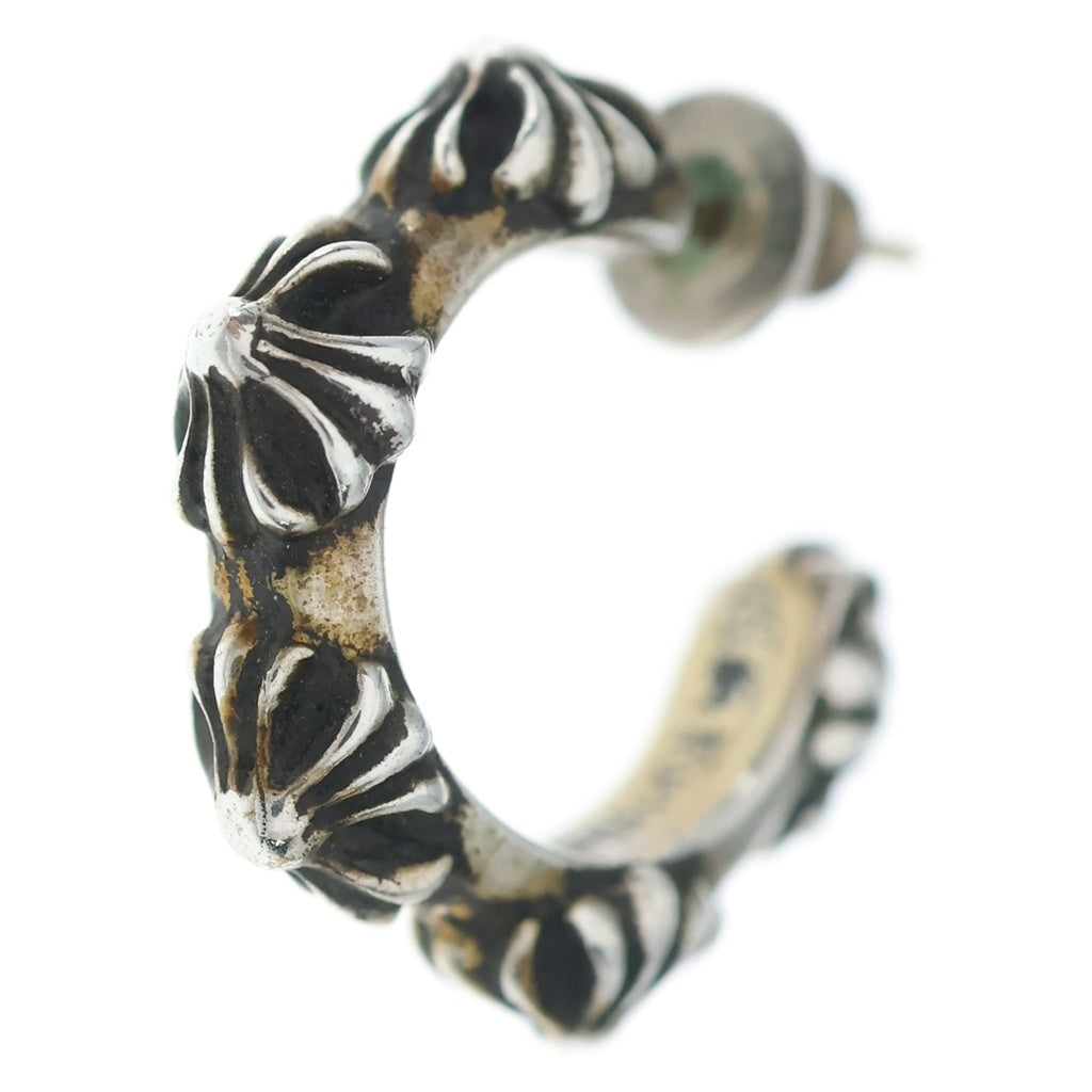 CHROME HEARTS(クロムハーツ) HOOP CROSS クロスバンド フープピアス シルバー BCA100