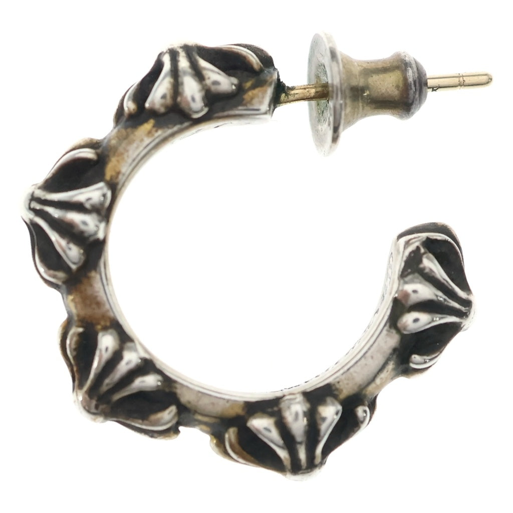 CHROME HEARTS(クロムハーツ) HOOP CROSS クロスバンド フープピアス シルバー BCA100