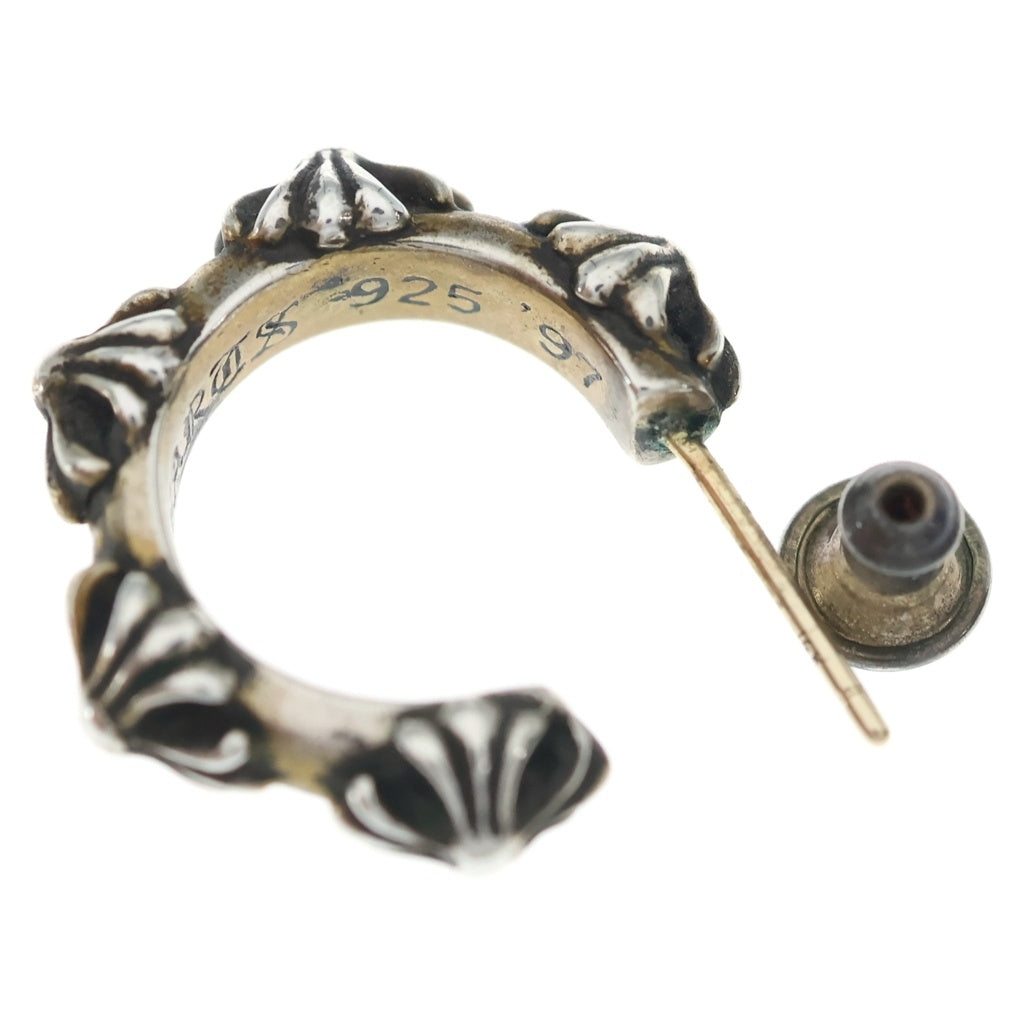 CHROME HEARTS(クロムハーツ) HOOP CROSS クロスバンド フープピアス シルバー BCA100