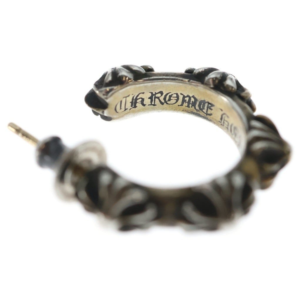 CHROME HEARTS(クロムハーツ) HOOP CROSS クロスバンド フープピアス シルバー BCA100
