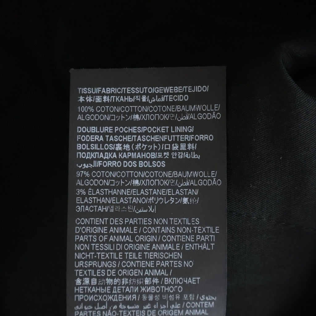 SAINT LAURENT PARIS(サンローランパリ) HIGH WAISTED DENIM PANTS ハイウエスト センタープレスデニムパンツ ブラック レディース 697253 Y7E32
