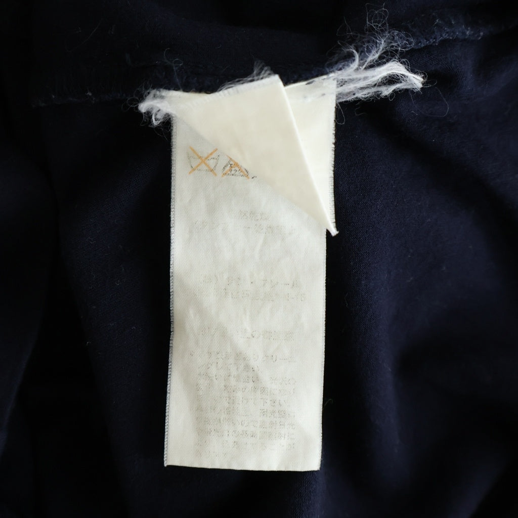 RAF SIMONS(ラフシモンズ) 04-05AW ネックR刺繍 タートルネック長袖Tシャツカットソー ブラック