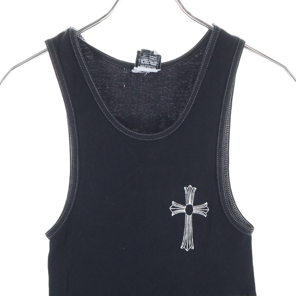 CHROME HEARTS(クロムハーツ) OLD T-BAR LOGO BACK FACKYOU PRONT TANK TOP オールド ティーバーロゴ バックファックユープリント タンクトップ ブラック