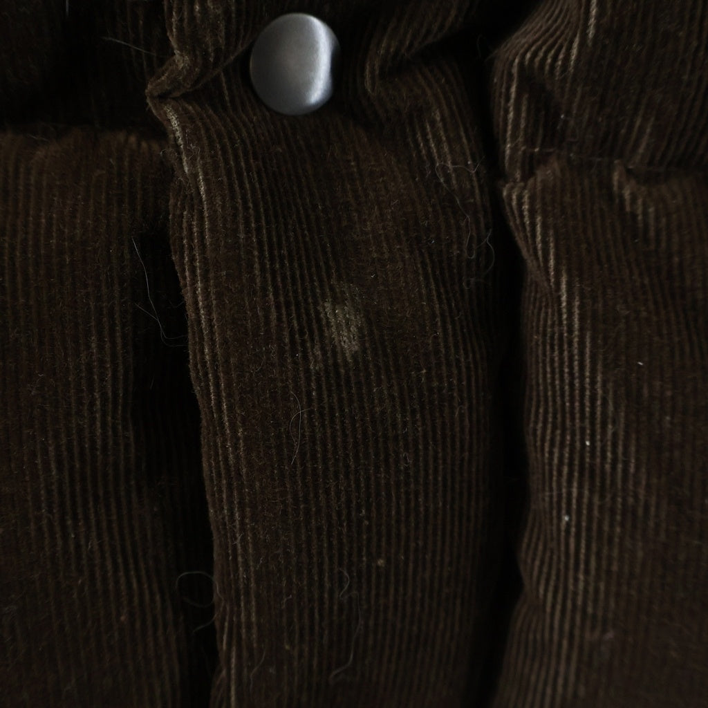 PRADA(プラダ) 25AW 2WAY ミディアムウェイト コーデュロイダウンジャケット ブラウン SGC946 S000 1JHC