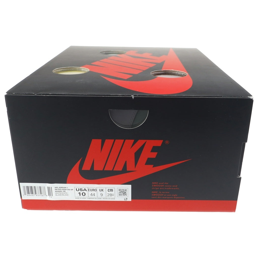 NIKE(ナイキ) × V.A.A. AIR JORDAN RETRO HIGH ALASKA エア ジョーダン 1 OG SP ハイカットスニーカー US10/28cm AA3834-100