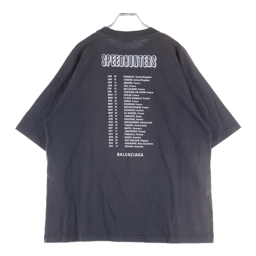 BALENCIAGA(バレンシアガ) 18AW SPEED HUNTERS BOYSBAND TEE スピードハンターズ ボーイズバンドプリント クルーネック半袖カットソーTシャツ グレー 541703 TCV38