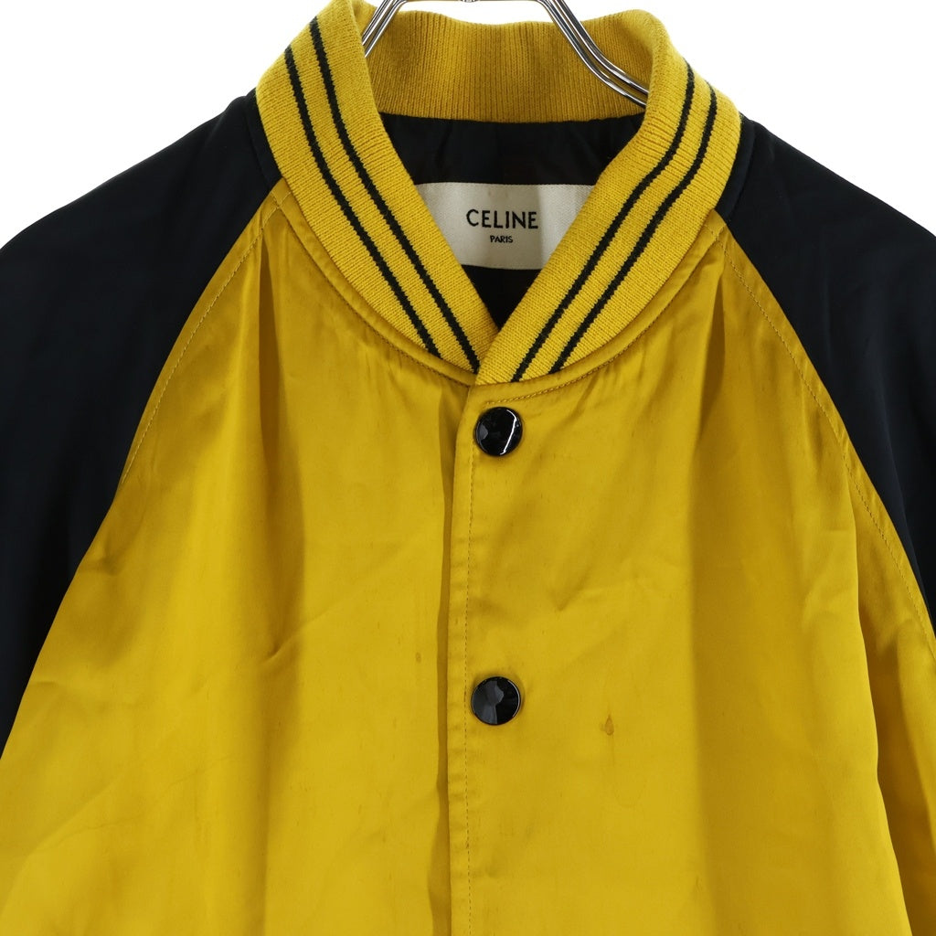 CELINE(セリーヌ) THE DANCING KID TEDDY JACKET ザ ダンシング キッド テディジャケット ブラック/イエロー 2V87C851C