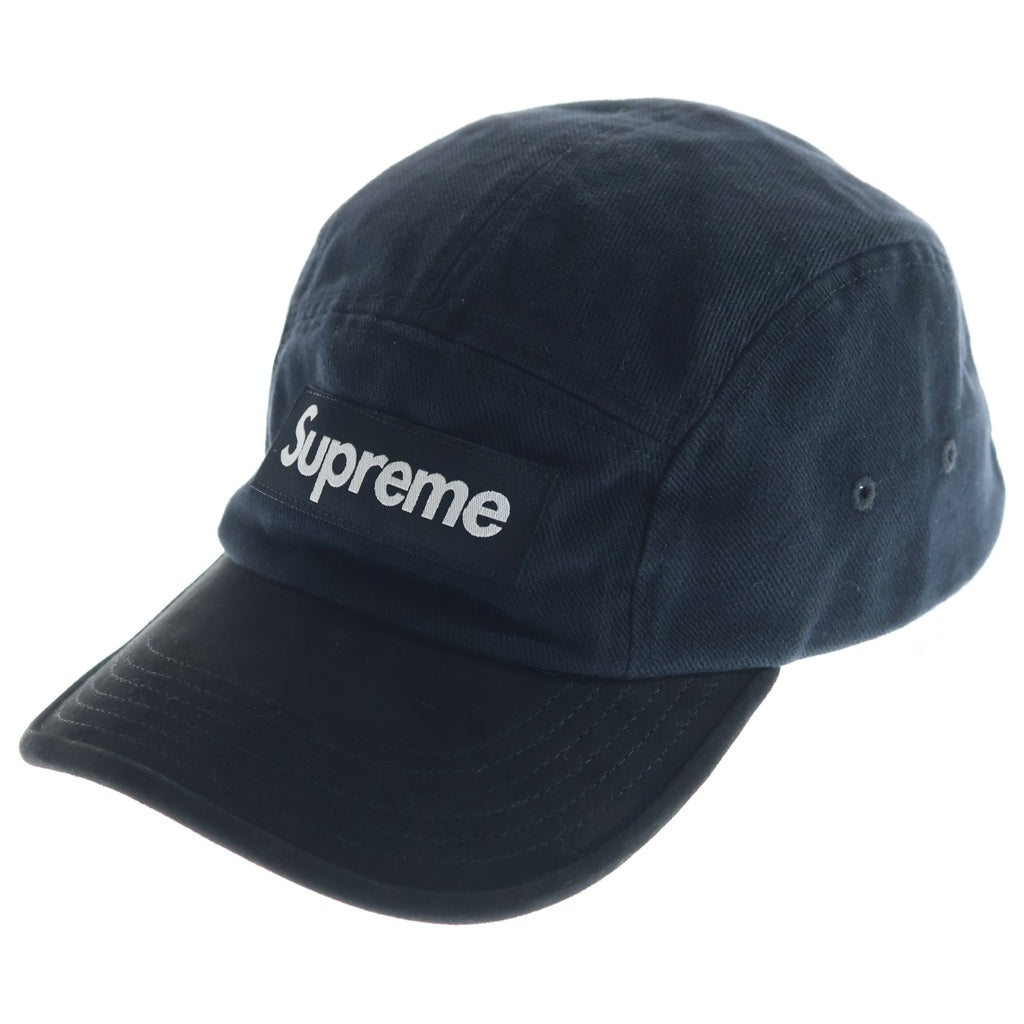 SUPREME(シュプリーム) 24SS Washed Chino Twill Camp Cap ウォッシュド チノ ツイル キャンプ キャップ ブラック