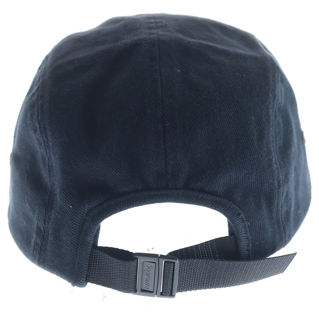 SUPREME(シュプリーム) 24SS Washed Chino Twill Camp Cap ウォッシュド チノ ツイル キャンプ キャップ ブラック
