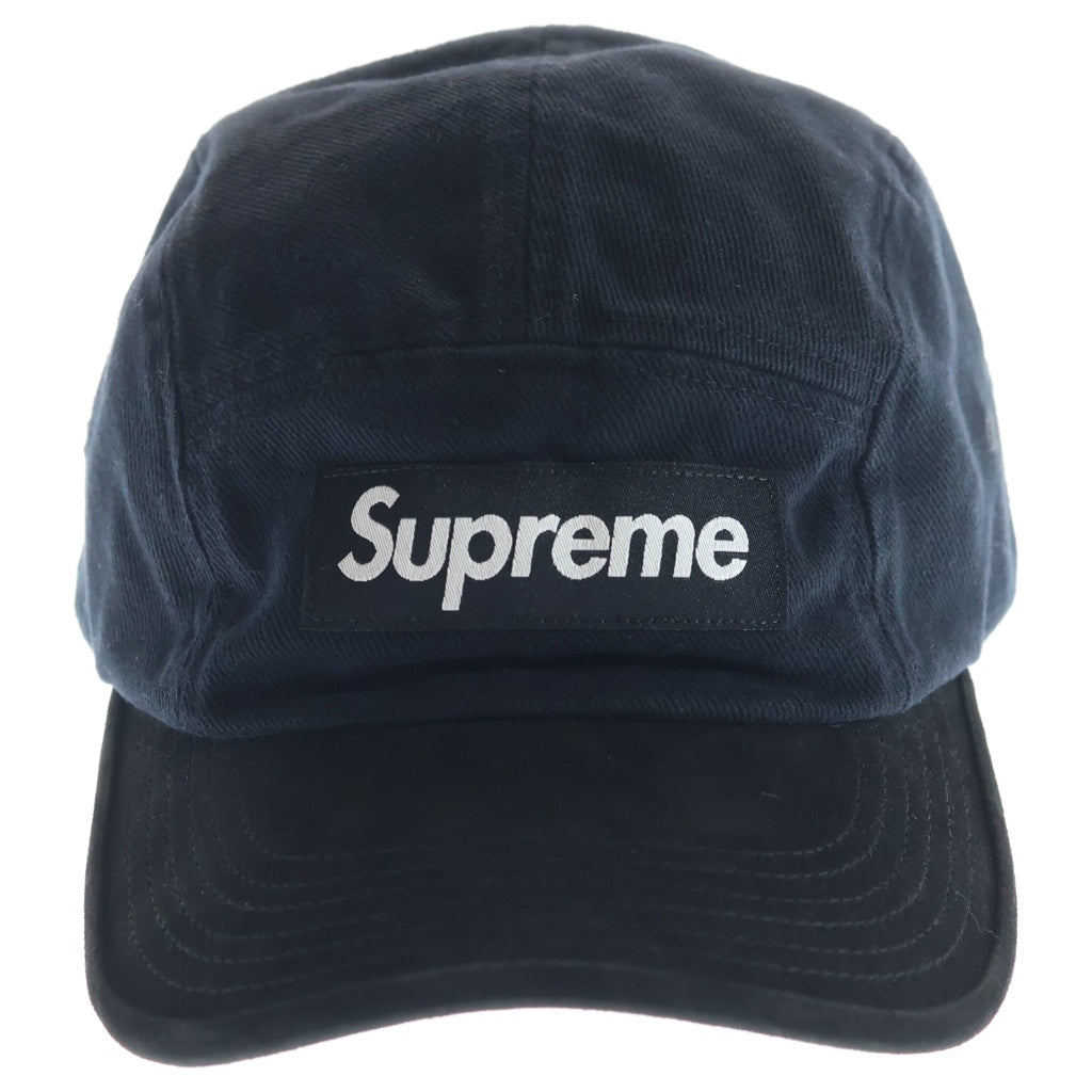 SUPREME(シュプリーム) 24SS Washed Chino Twill Camp Cap ウォッシュド チノ ツイル キャンプ キャップ ブラック