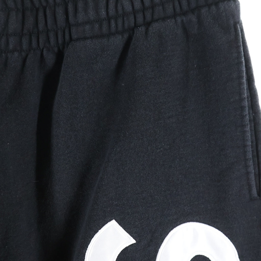 SUPREME(シュプリーム) 26SS Satin Applique Sweatpant サテンアップリケ スウェットパンツ ブラック