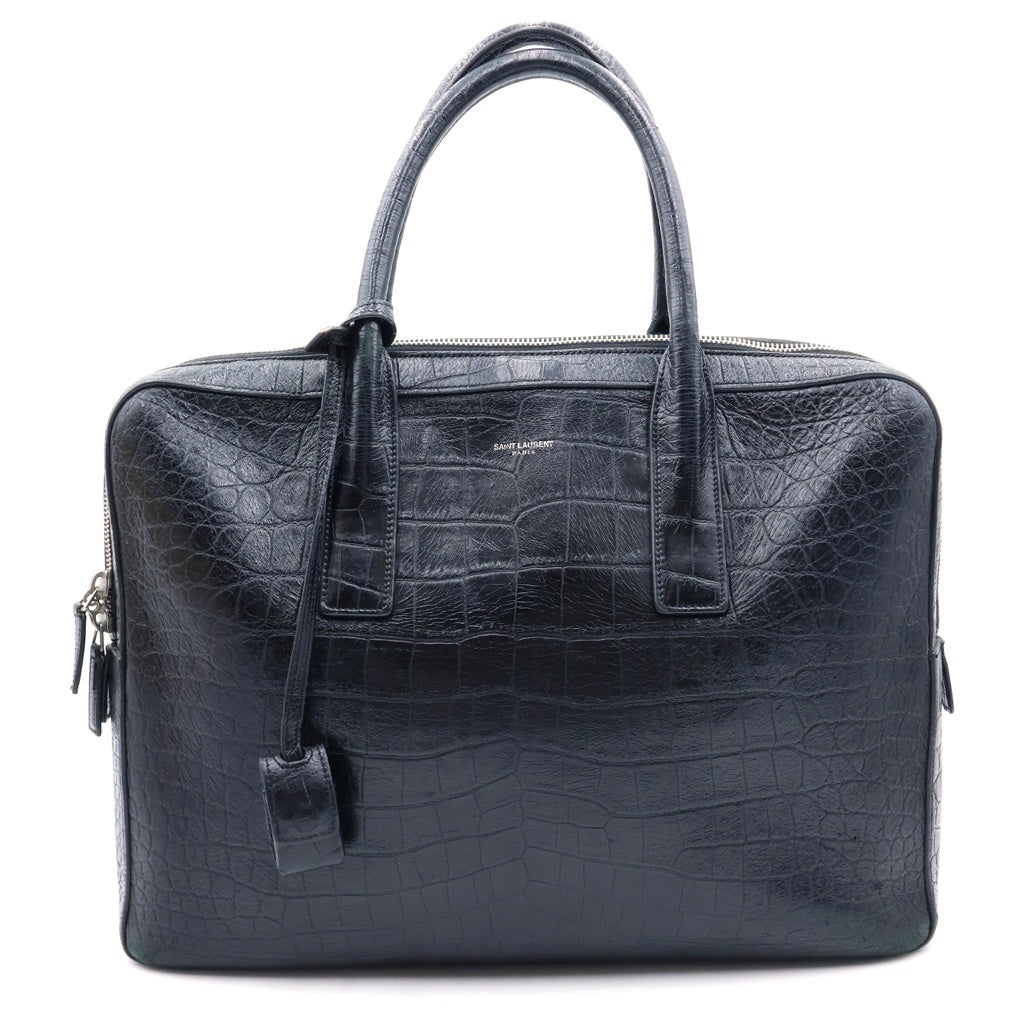 SAINT LAURENT PARIS(サンローランパリ) Museum Crocodile Embossed