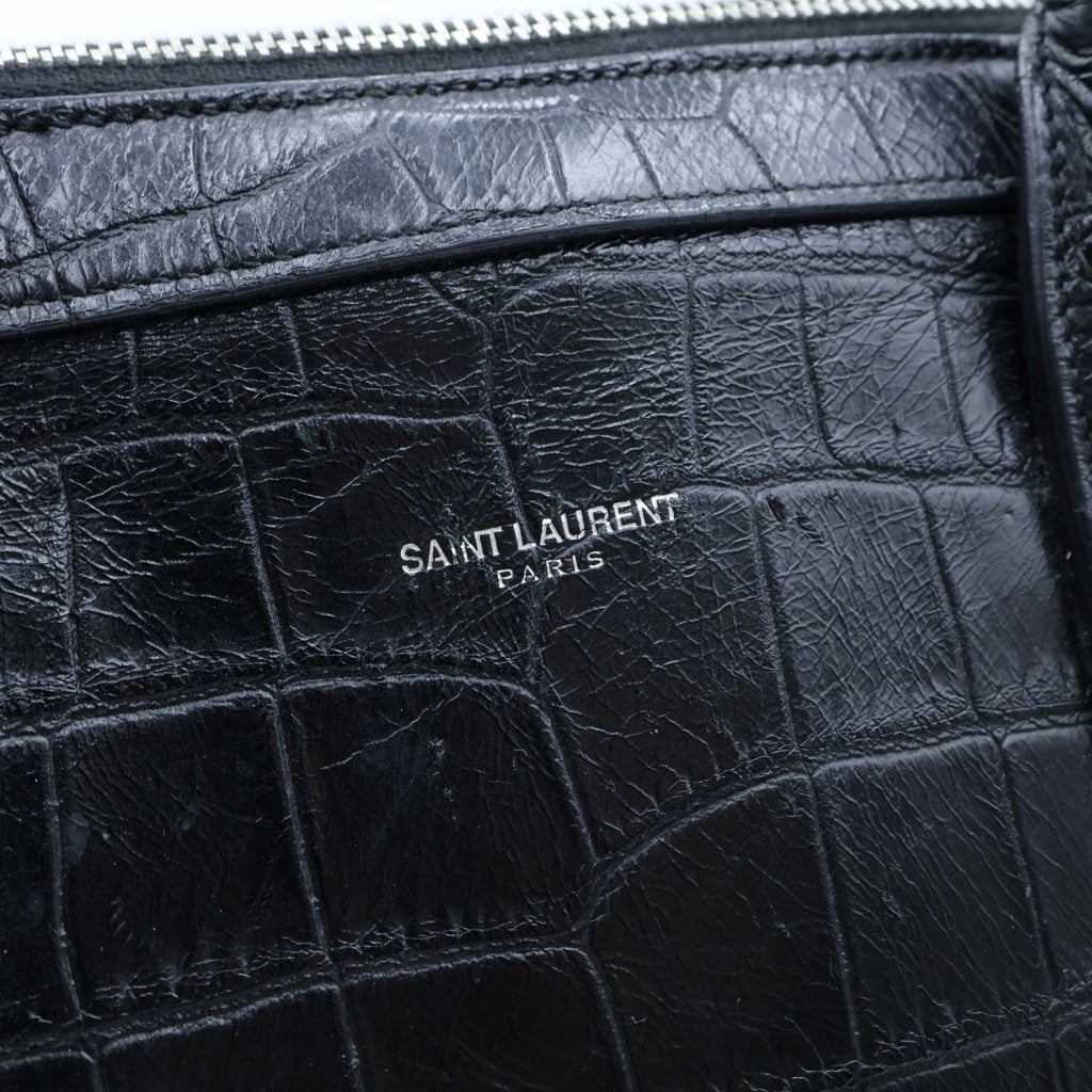SAINT LAURENT PARIS(サンローランパリ) Museum Crocodile Embossed
