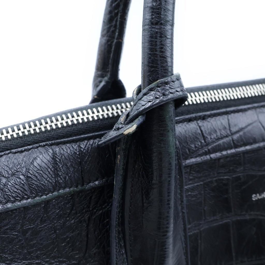SAINT LAURENT PARIS(サンローランパリ) Museum Crocodile Embossed