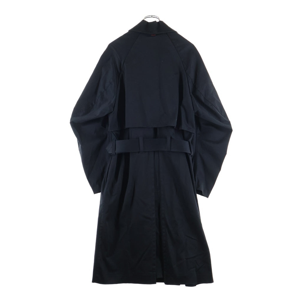 SHINYA KOZUKA(シンヤコズカ) 19AW Trenchis ジップアップトレンチコート ロングコート ブラック 1902SK09